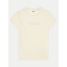 Guess Guess T-Shirt J4RI49 J1314 Μπεζ Regular Fit