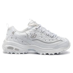 

Снікерcи Skechers D'lites Glamour Feels 13087/WSL White/Silver, Білий