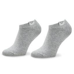 Calvin Klein Jeans 2 sieviešu zemo zeķu pāru komplekts Calvin Klein Jeans 701218749 Light Grey Melange 005