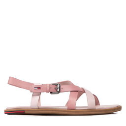 

Босоніжки Tommy Jeans Leather Sandal EN0EN01809 Triple Rose 0JW, Рожевий