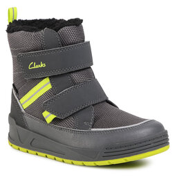 Clarks Stivali da neve Clarks Jumper Jump K 261535787 Grigio