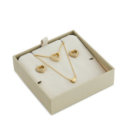 Guess Set náušnice a náhrdelník Guess JUBS05 076JW Zlatá
