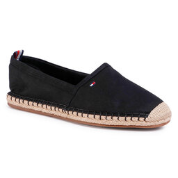 Tommy Hilfiger Espadrilky Tommy Hilfiger Basic Tommy Flat Espadrille FW0FW04827 Black BDS