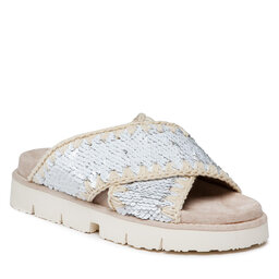 Mou Klapki Mou Criss Cross Bio Bio Sandal Plain SW461000G Whisil