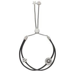 

Браслет Tory Burch Kira Enamel Pave Slider Bracelet 143763 Black/Multi 893, Чорний