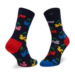 

Високі дитячі шкарпетки Happy Socks KDNY01-6501 Чорний