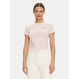 Guess Jeans Guess Jeans Póló W4YI02 J1314 Rózsaszín Slim Fit