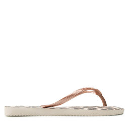 

В'єтнамки Havaianas Slim Animals 41033529919P Beige/Rose Gold/D, Коричневий