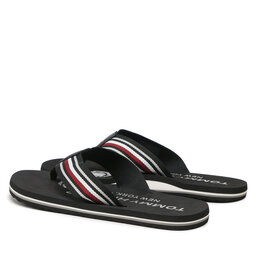 

В'єтнамки Tommy Hilfiger Corporate Stripes Beach Sandal FM0FM04407 Black BDS, Чорний