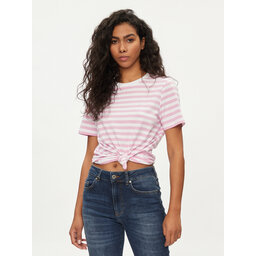 Pieces Pieces Póló Ria 17146339 Rózsaszín Regular Fit