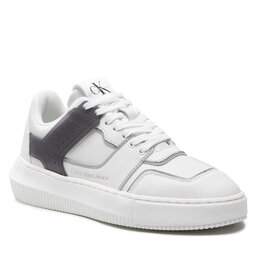 

Снікерcи Calvin Klein Jeans Chunky Cupsole Laceup Low Tpu M YW0YW00812 White/Silver 0LC, Білий