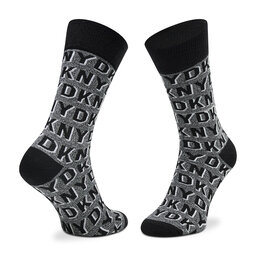 

Набір 3 пар високих чоловічих шкарпеток DKNY Division S5_6332T_DKY Black/White/Grey, Сірий