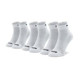 Puma Set od 3 para unisex visokih čarapa Puma Cushioned Quarter 907943 02 White