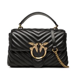 Pinko Sac à main Pinko Love Lady Puff Mini Cl PE 23 PLTT 100044 A0GK Nero/Antique Gold Z99Q