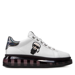 

Снікерcи KARL LAGERFELD KL62634 White Lthr W/Black, Білий