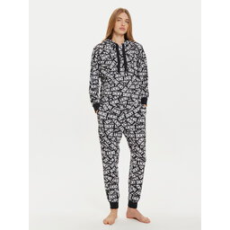 DKNY DKNY Pizsama YI80022 Fekete Regular Fit