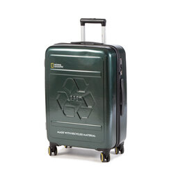 National Geographic Mellanstor hård resväska National Geographic Balance N205HA.60.17 Dk.Green