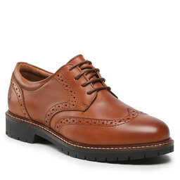 Salamander Oxford Schuhe Salamander Pinnea 32-41715-04 Cognac