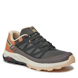 Salomon Trekkingschuhe Salomon Outrise Gtx W L47219100 Magnet/Black/Coral Gold