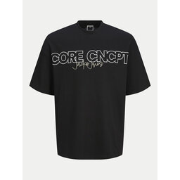 Jack&Jones Junior Jack&Jones Junior T-Shirt Concept Text 12263245 Μαύρο Relaxed Fit
