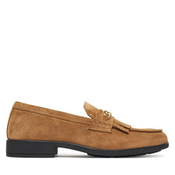 Tommy Hilfiger Loafersy Tommy Hilfiger Chain Fringe FW0FW08972 Brązowy