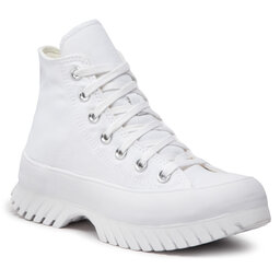 Converse Sneakers aus Stoff Converse Ctas Lugged 2.0 Hi A00871C White/Egret/Black
