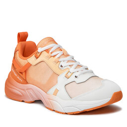 

Снікерcи Calvin Klein Jeans Retro Tennis Low Lace Mix Ml Sat YW0YW01307 Coral Rose/Bright White 0JJ, Оранжевий
