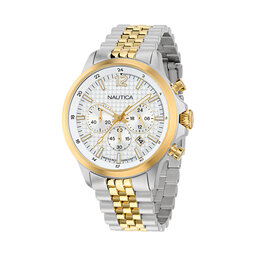 Nautica Zegarek Nautica Blueocean Chronograph NAPBOF408 Srebrny