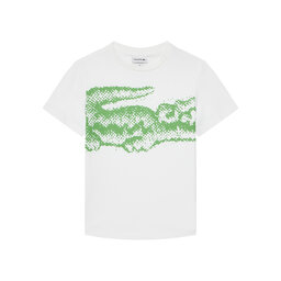 Lacoste Lacoste T-Shirt TJ8460 Weiß Regular Fit