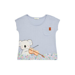 United Colors Of Benetton United Colors Of Benetton T-Shirt 3I1XA105X Blau Boxy Fit