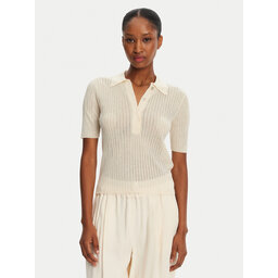 Marella Marella Poloshirt Torbole 2513361145 Creme Slim Fit