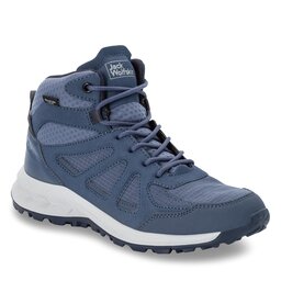 Jack Wolfskin Trekingová obuv Jack Wolfskin Woodland 2 Texapore Mid W 4051331 Graphite