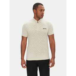 BOSS BOSS Polo marškinėliai Philix Toc Jq 50538106 Smėlio Slim Fit