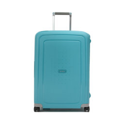 Samsonite Stredný pevný kufor Samsonite S'Cure 49307-1012-1BEU Aqua Blue