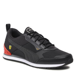 Puma Sneakersy Puma Ferrari Track Racer 306858 01 Black/Black/Saffron