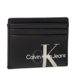 Calvin Klein Jeans Kreditinių kortelių dėklas Calvin Klein Jeans Sculpted Mono Card Holder 6Cc K60K608957 BDS
