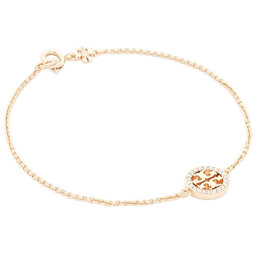 Tory Burch Apyrankė Tory Burch Miller Pave Chain Bracelet Tory 80997 Gold/Crystal 783