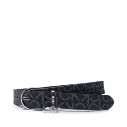 

Жіночий ремінь Calvin Klein Ck Charm Buckle 25mm K60K608296 Black Mono Mix 0GX, Чорний