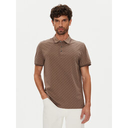 Michael Kors Michael Kors Poloshirt CS550V85KS Braun Regular Fit