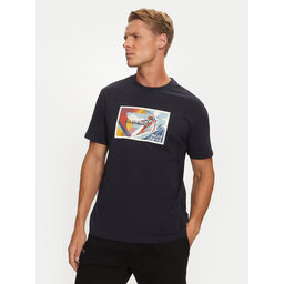 Napapijri Napapijri Majica S-Portalet Ss NP0A4I3E Mornarsko modra Relaxed Fit