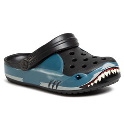 Crocs Pantoletten Crocs Fun Lab Shark Band Clg K 206271 Black