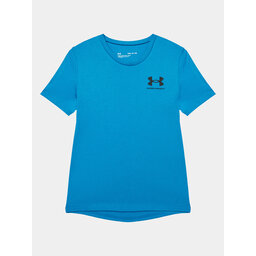 Under Armour Under Armour Majica Ua Sportstyle Left Chest Ss 1363280 Modra Loose Fit