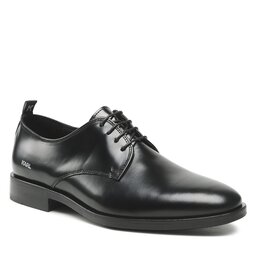 KARL LAGERFELD Polobotky KARL LAGERFELD KL12026 Black Lthr