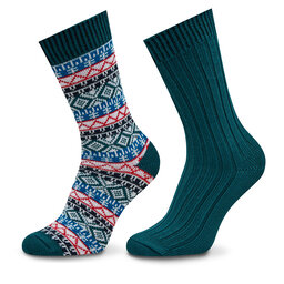 Pepe Jeans 2er-Set hohe Unisex-Socken Pepe Jeans PMU30004 Red 255