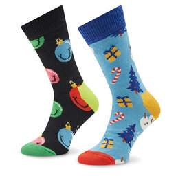 Happy Socks 2er-Set hohe Kindersocken Happy Socks XKHLD02-0200 Bunt