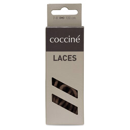 Coccine Κορδόνια παπουτσιών Coccine SZNUROWADŁA 120 cm F3 BAWEŁNIANE v.AZ Καφέ