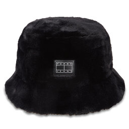 Tommy Jeans Pălărie Tommy Jeans Tjw Fuzzy Rev. Bucket Hat AW0AW15459 Black And Bleached Stone 0GM