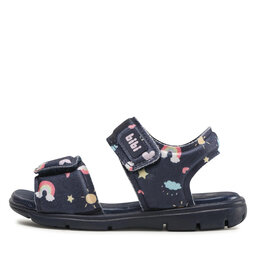 

Босоніжки Bibi Basic Sandals Mini 1101130 Naval/Print, Cиній