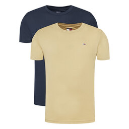 Tommy Jeans Tommy Jeans 2er-Set T-Shirts DM0DM20687 Bunt Slim Fit
