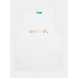 United Colors Of Benetton United Colors Of Benetton Top 3I1XGH00K Blanco Regular Fit